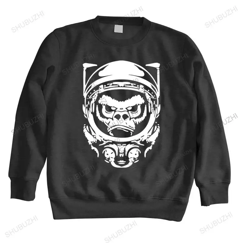 men black hoody autumn brand loose cool style sweatshirt EU Size Astronaut Orangutan unisex cotton High Quality hoodie for boys