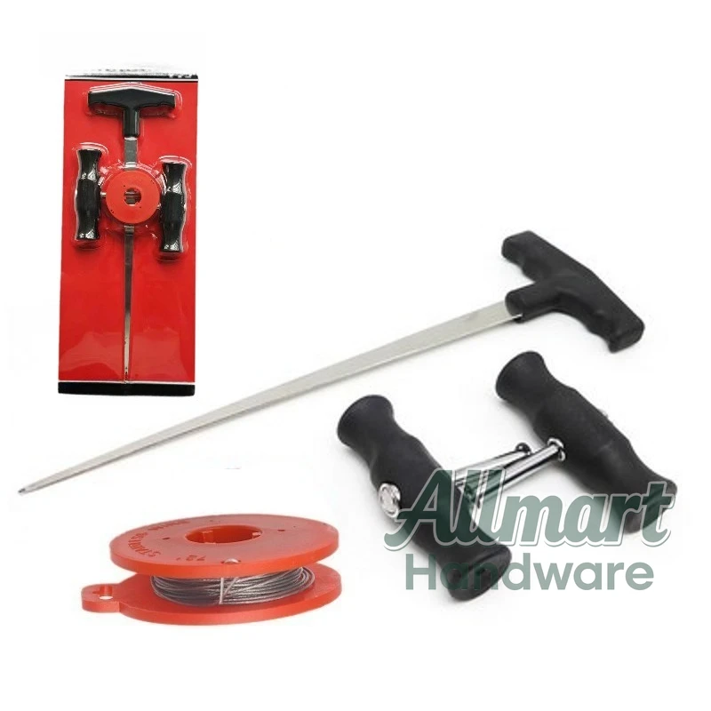 Professional car windshield disassembly and assembly set, car glass remover, steel wire car glass tool hand pull tool