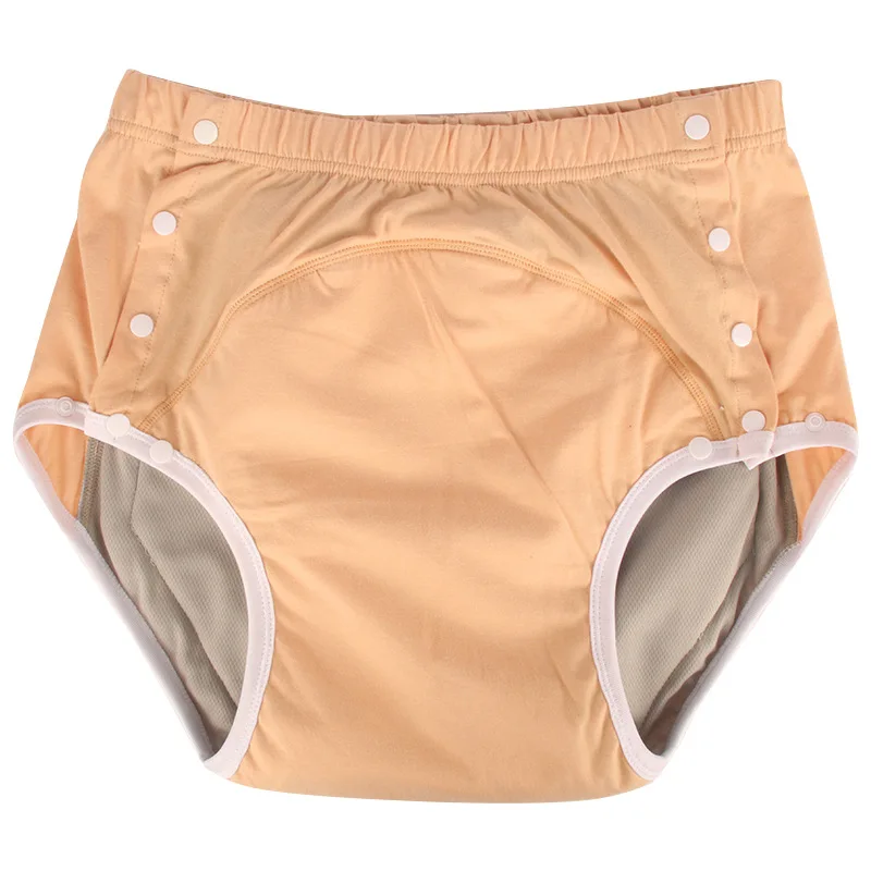 

Cotton Adult Fabric Diapers for The Elderly with Incontinence, Washable and Leak Proof Underwear, Diaper Pants