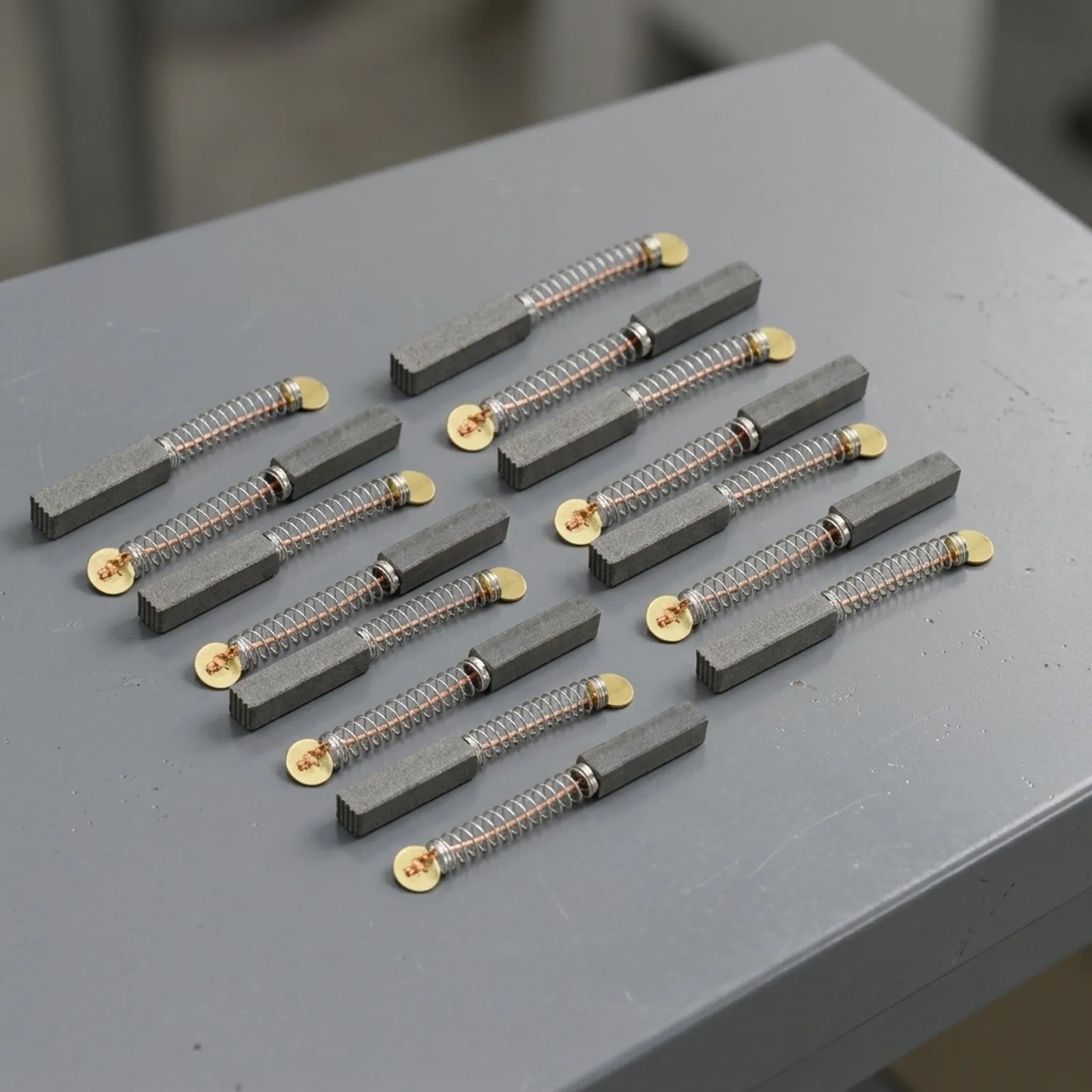 Carbon Brushes Set of 15 For Electric Motors Enhance Motor Function Fit for Various for Power Tools Size 20mm x 5mm x 5mm