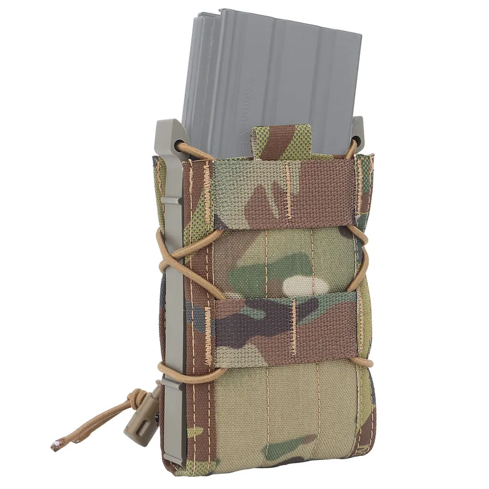 Tiger Type Single Magazine Pouch Outdoor Hunting Shooting Belt&Vest Accessory Equipment /Drawstring Magazine Dump Universal Bag