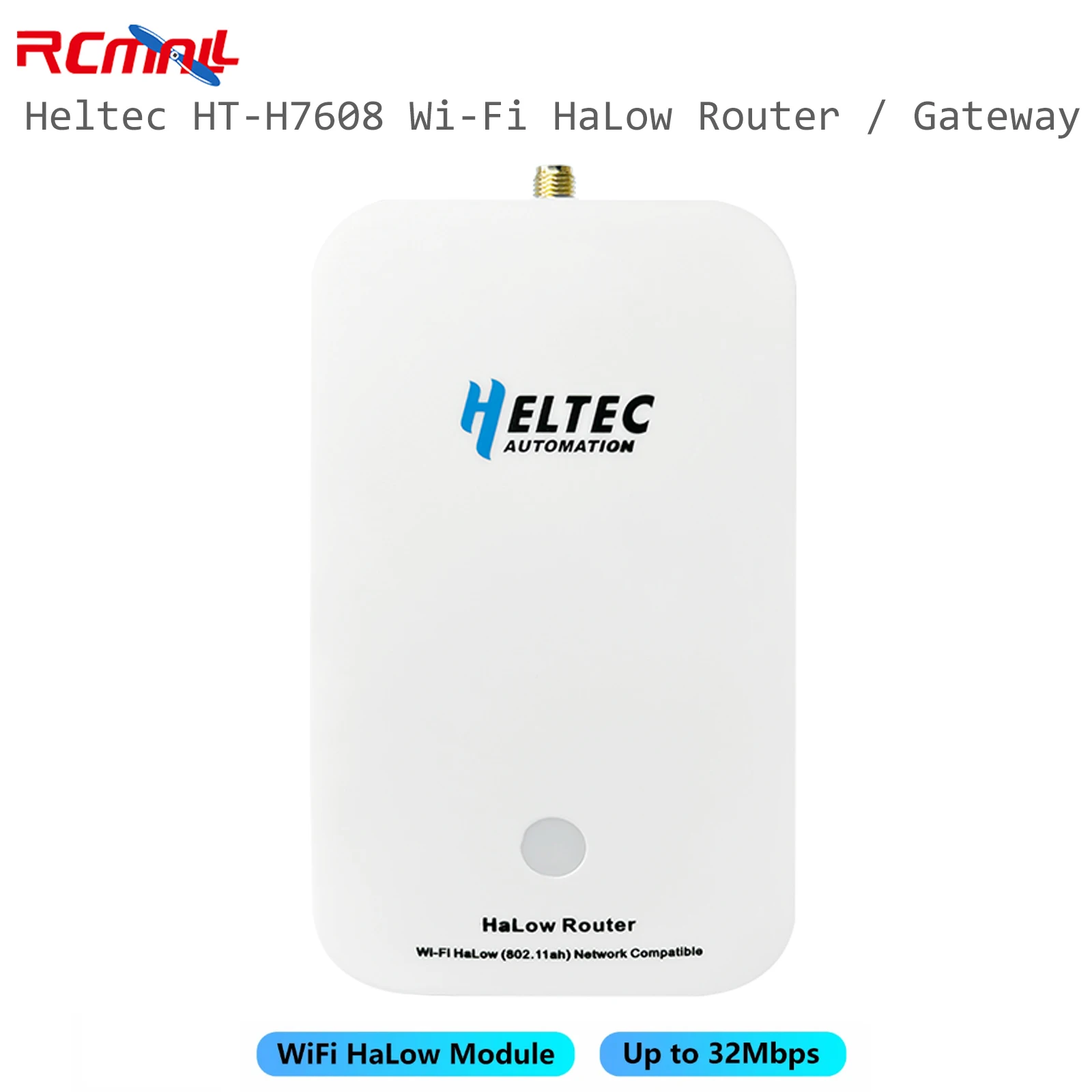 Heltec WiFi HaLow 2.4GHz Dual-band Gateway Wi-Fi Extender 3km Long Distance Transmission Faster Speed Gateway for IoT