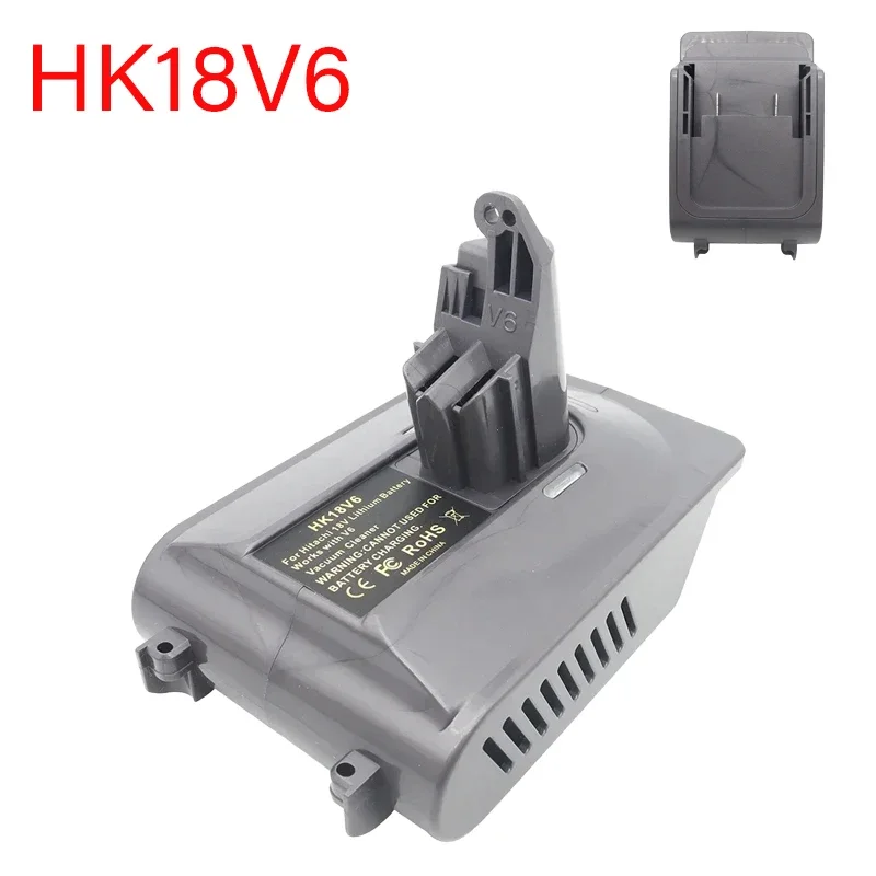 

For Hitachi for Hikoki BSL1830 1860 18V Lithium Ion Battery for Dyson V6 V7 V8 Vacuum Cleaner HK18V6 HK18V7 V8 Adapter Converter