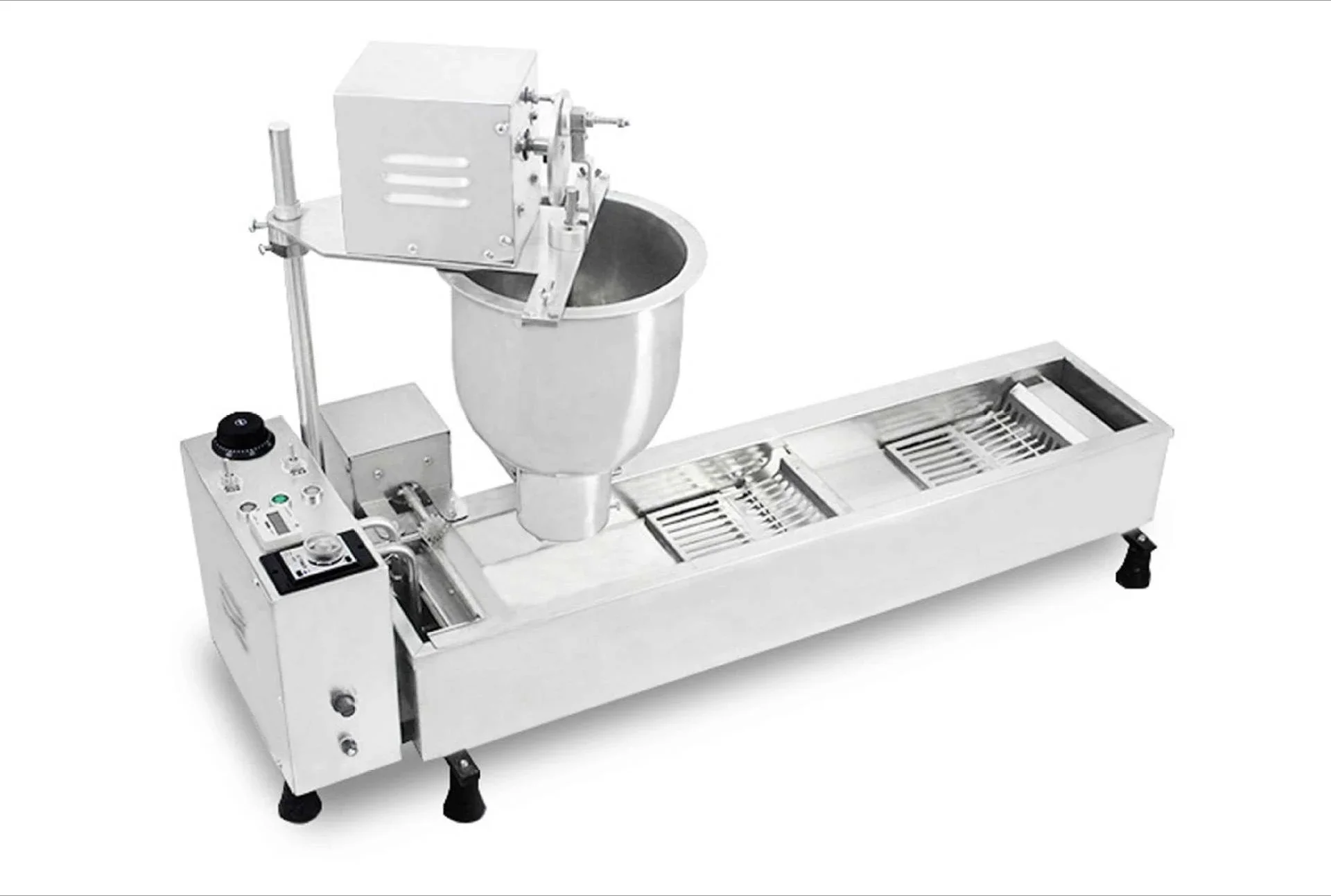 

Automatic Commercial Mini Bread Cake Donut, Donut Machine Stainless Steel Body