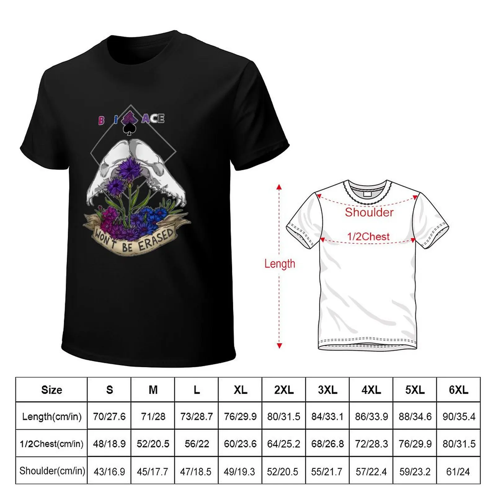 Bi+Ace - Won't Be Erased T-Shirt designer shirts sweat sublime shirts graphic mens designer clothes