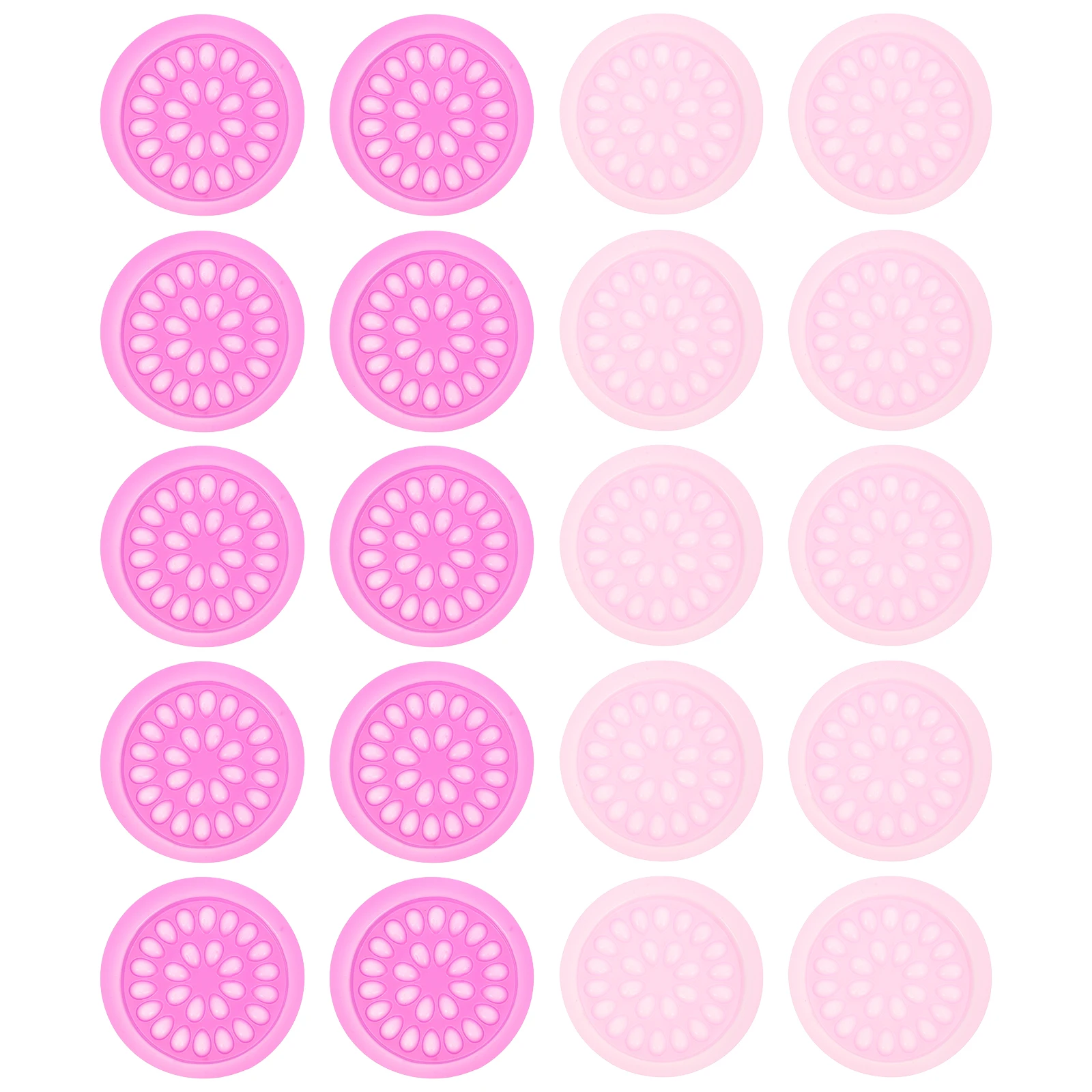 100 Uds herramienta de maquillaje soporte para injerto de pestañas bandeja fuerte para pestañas postizas con diseño a prueba de fugas para uso profesional de suministros de belleza