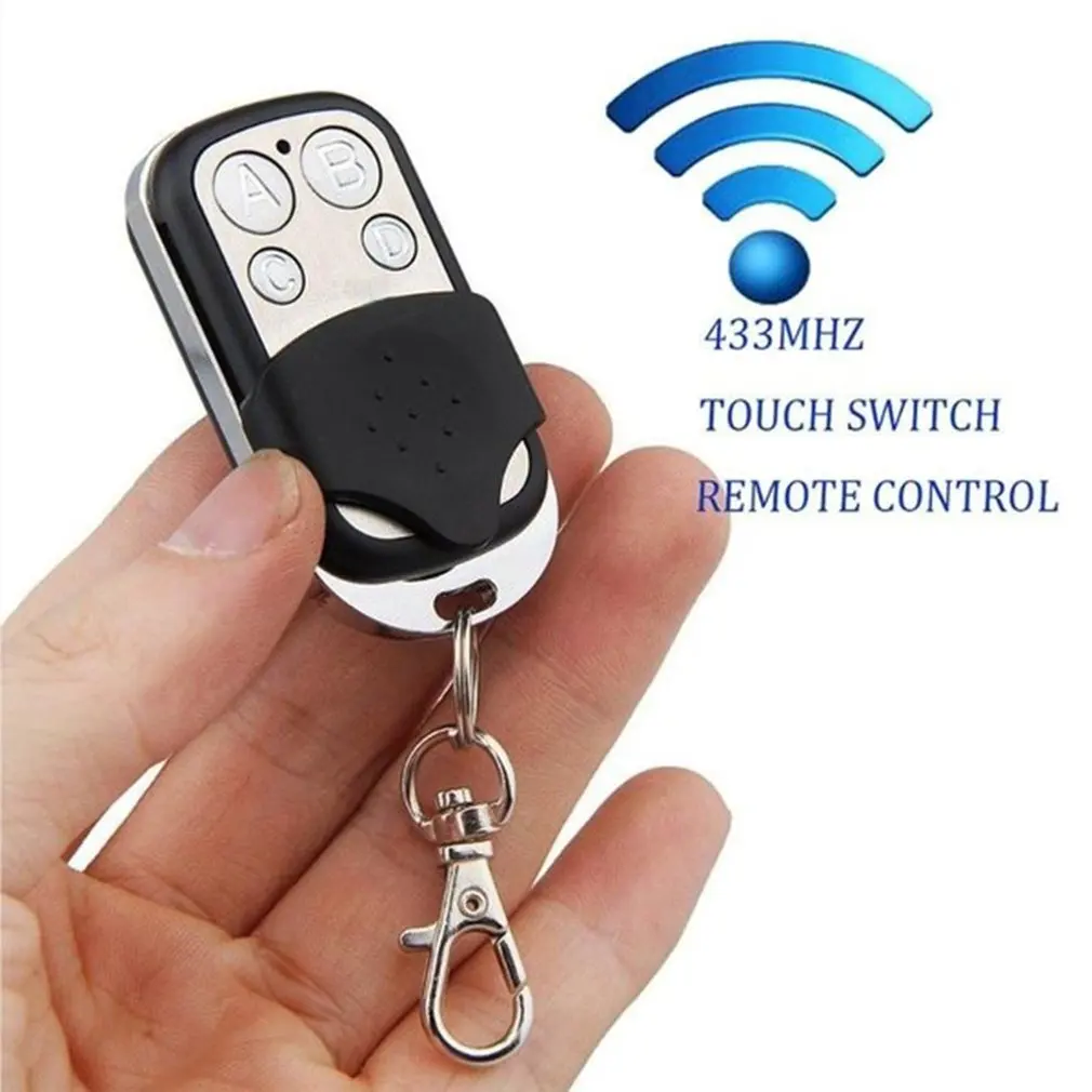 Electric Remote Control Cloning Remote 433mhz Key ABCD 4 Buttons Duplicate Clone for Gate Garage Door Replacement
