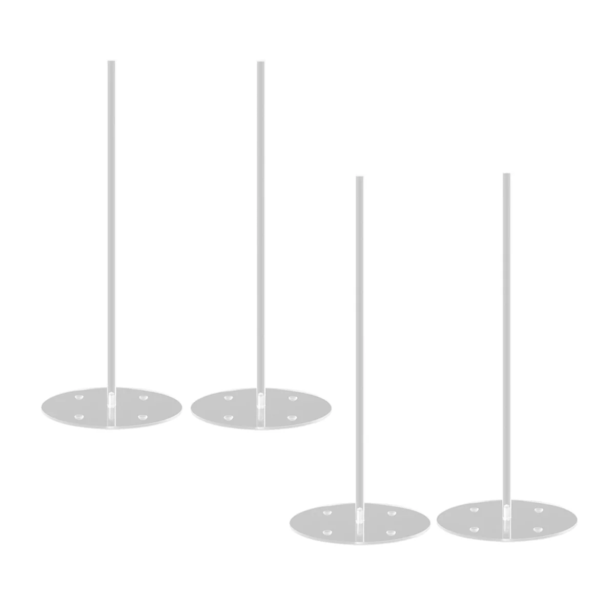 

CXZD-4PCS Clear Acrylic Donut Display Stand for Dessert Table, Bagel Stand Holder, for Party, Christmas, Birthday