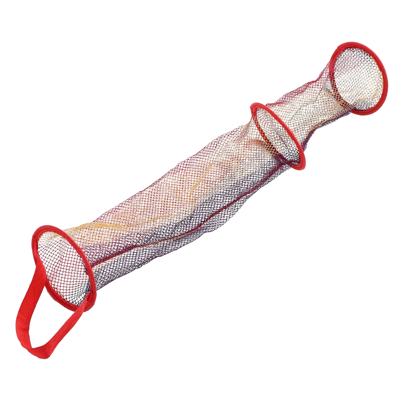 

Small Fish Guard Collapsible Traps Portable Minnow Trap Rubberized Mesh Catching Basket Floating Bait Net Shrimp Basket Folded