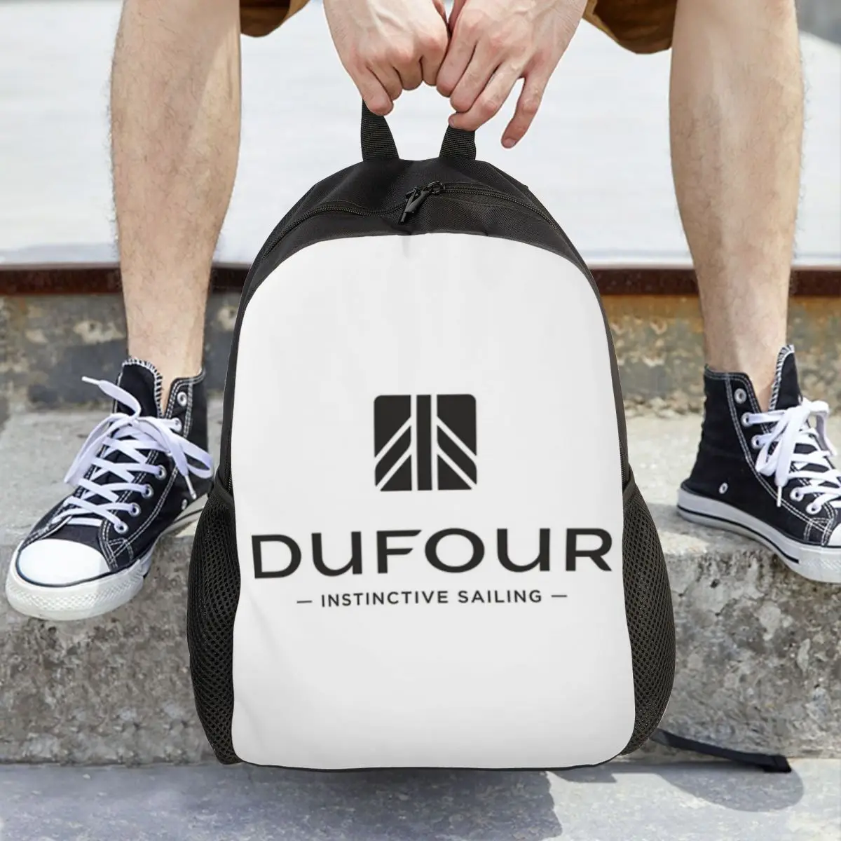 

Dufour Yacht Backpack Hot Sale Daypack Large Capacity Children BookBag School Bag Shoulder Bags for Men Women