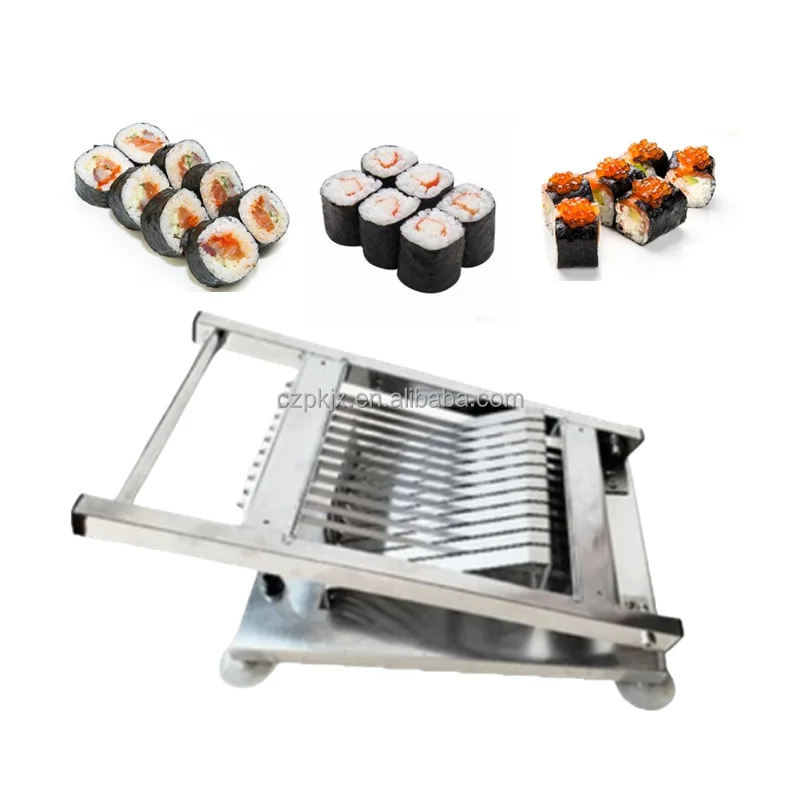 8/10/12 Pieces Manual Sushi Roll Slicer Sushi Slicing Cutting Equipment