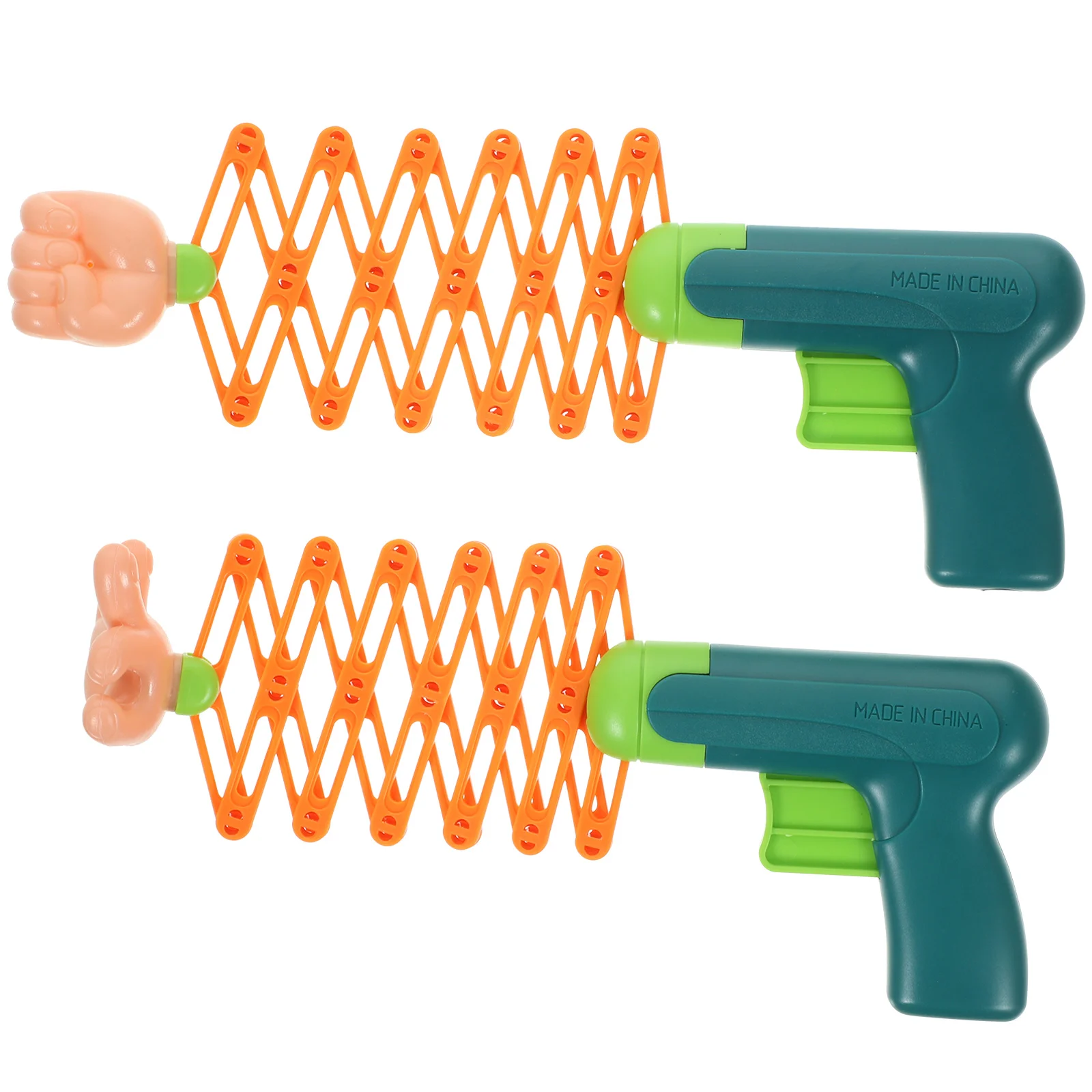 

2 Pcs Spring Retractable Fist Toy Child Infant Toys Toddlers Plastic Fists Trick Plaything