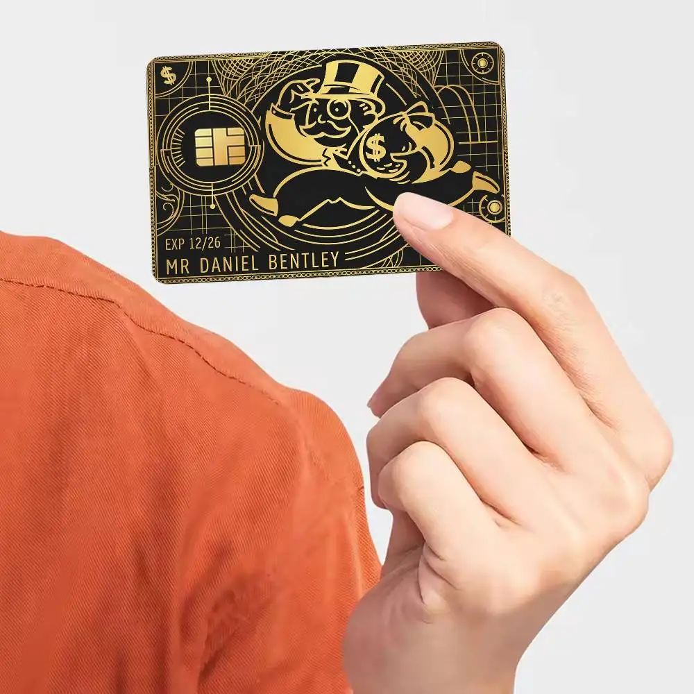 Billionaire Gift Ideas Millionaires Club Bank Credit Cards Bus Pass Stickers Cool Decoration Waterproof 4PCS Card view 4