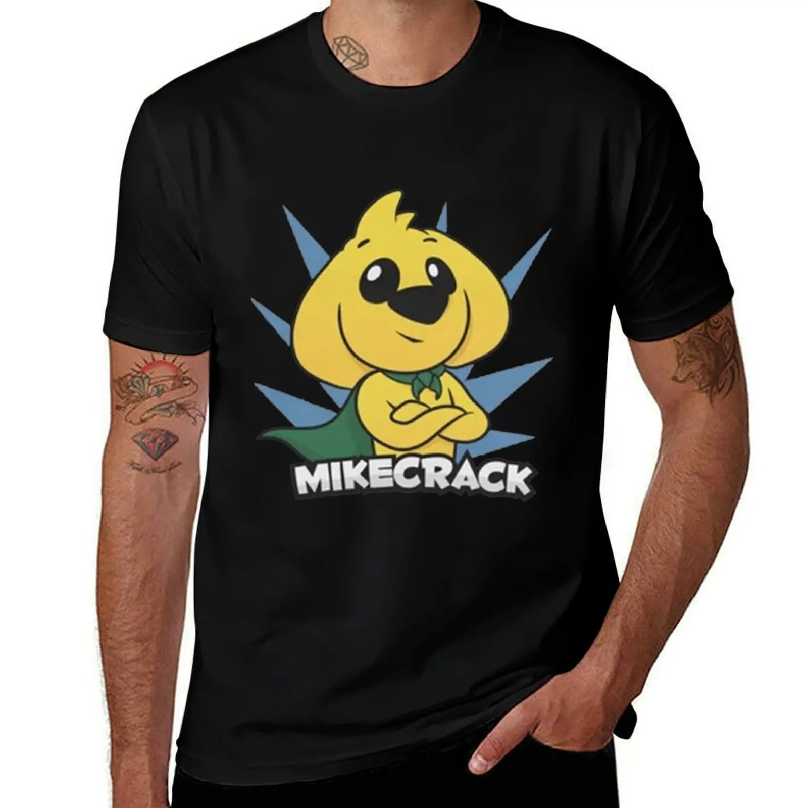 Футболка Mikecrack Merch, классическая легкая футболка для отдыха