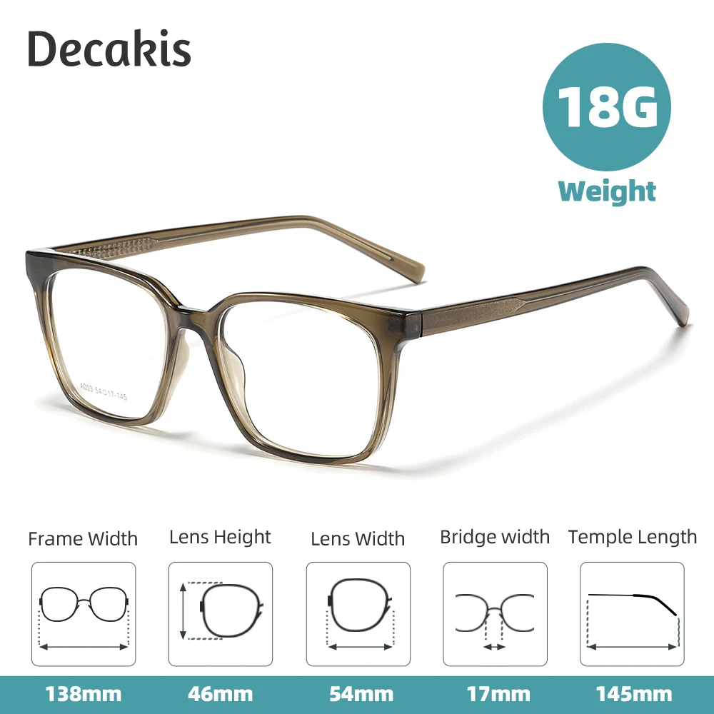 Chunky Square Custom Prescription Eyeglasses Men Women Geek Chic Designer Anti Blue Light Photochromic Reading Glasses Myopia 1 view 6