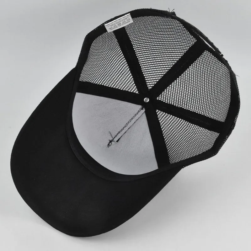 Casquette de Baseball en Maille pour Homme et Femme, Chapeau Lavé et Respirant à Visière, Imprimé à la Mode, Streetwear Réglable, Casquette de Camionneur, Yellowstone Dutton Ranch