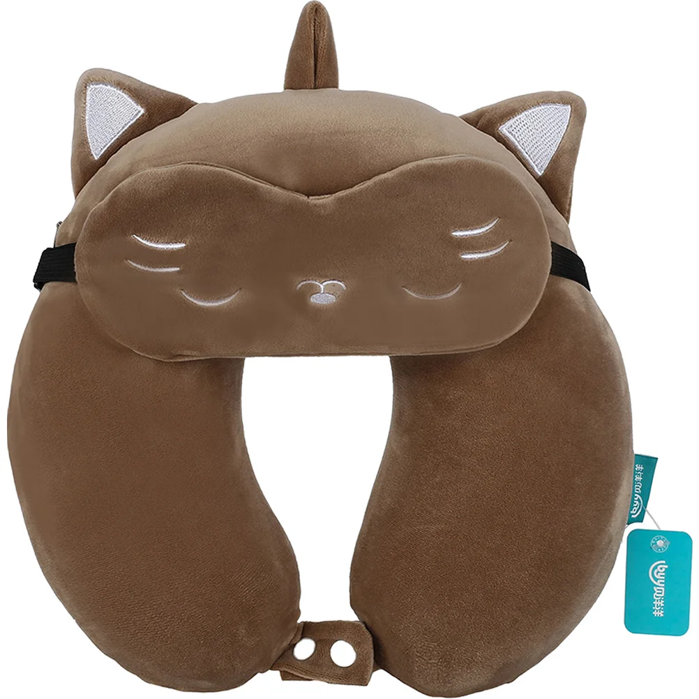 

Foam Neck Pillow Soft Cervical Support Travel Pillow For Travel Car Office Napping Portable Sleep Accessory