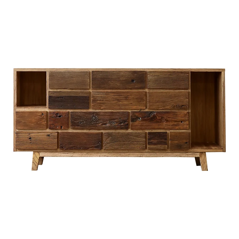 

All solid wood lockers, household retro homestay porch cabinets, dining side cabinets