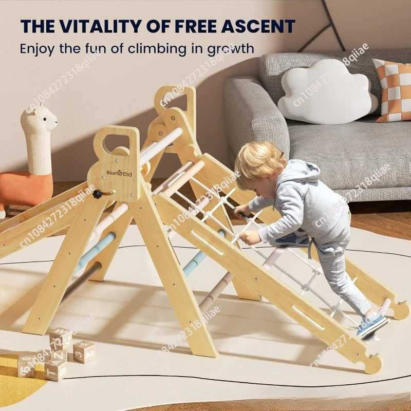 Triangle Mountaineering Set Toddler Toys Indoor Baby Jungle Gym Montessori Kids Climber Playground