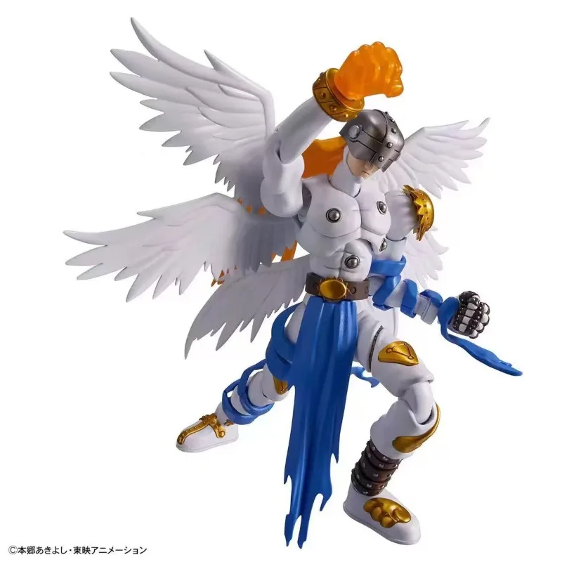 Figurine d'action Angemon de l'anime Digimon Adventure, modèle de collection de jouets originaux Bandai Figure-rise FRS, cadeau, ornements, collection AS