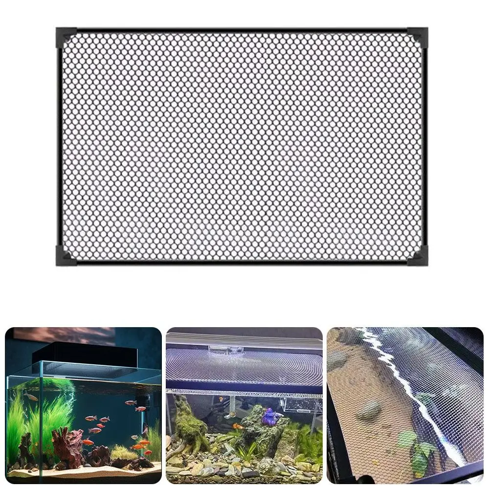 Robuster Magnetischer Aquariumdeckel DIY Einfache Installation Aquarium-Netzdeckel Aquarium-Schutzabdeckung