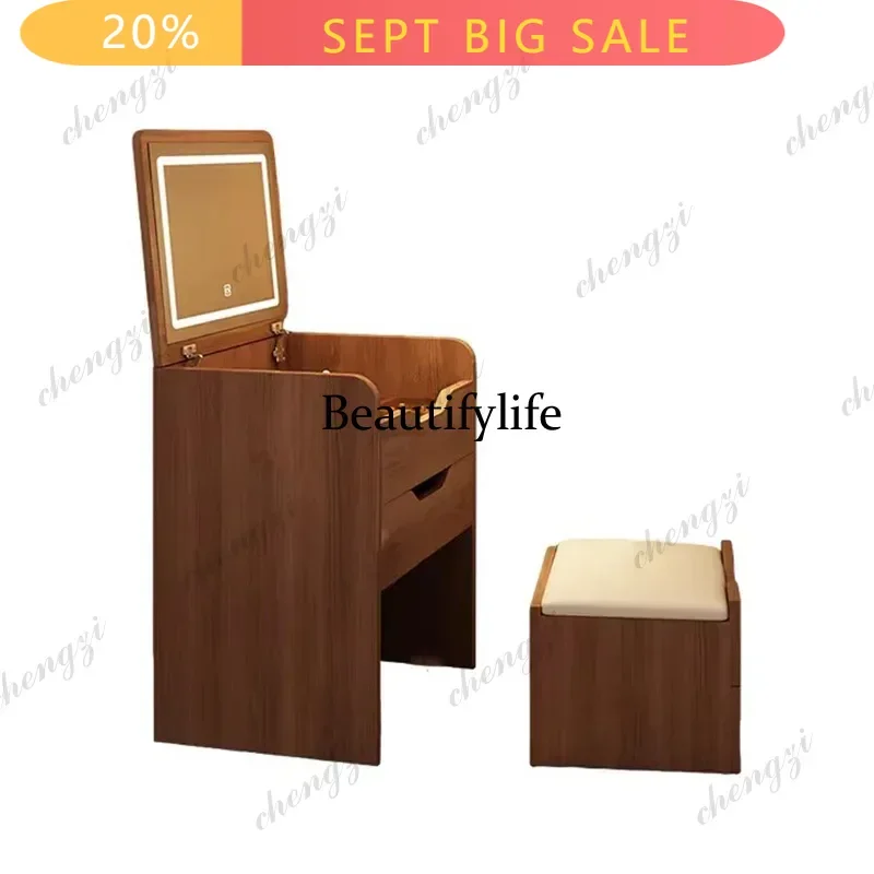 Lamp Modern Bedside Table Elegant Mid Century Premium Multi-functional Nightstands With Storage Vintage Table De Nuit Furnitu