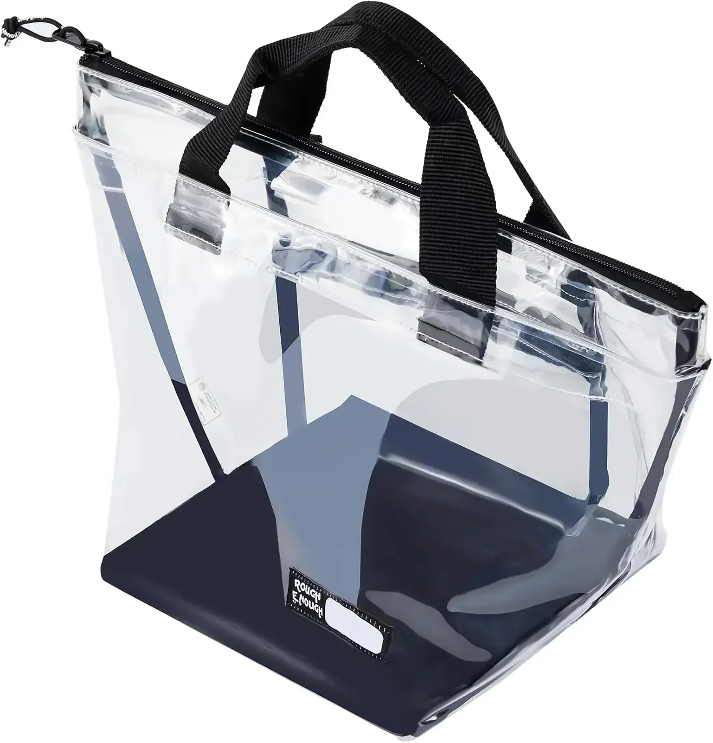 Rough Enough Clear Stadium Bag Handbag for Women Concert Sport Events Cute