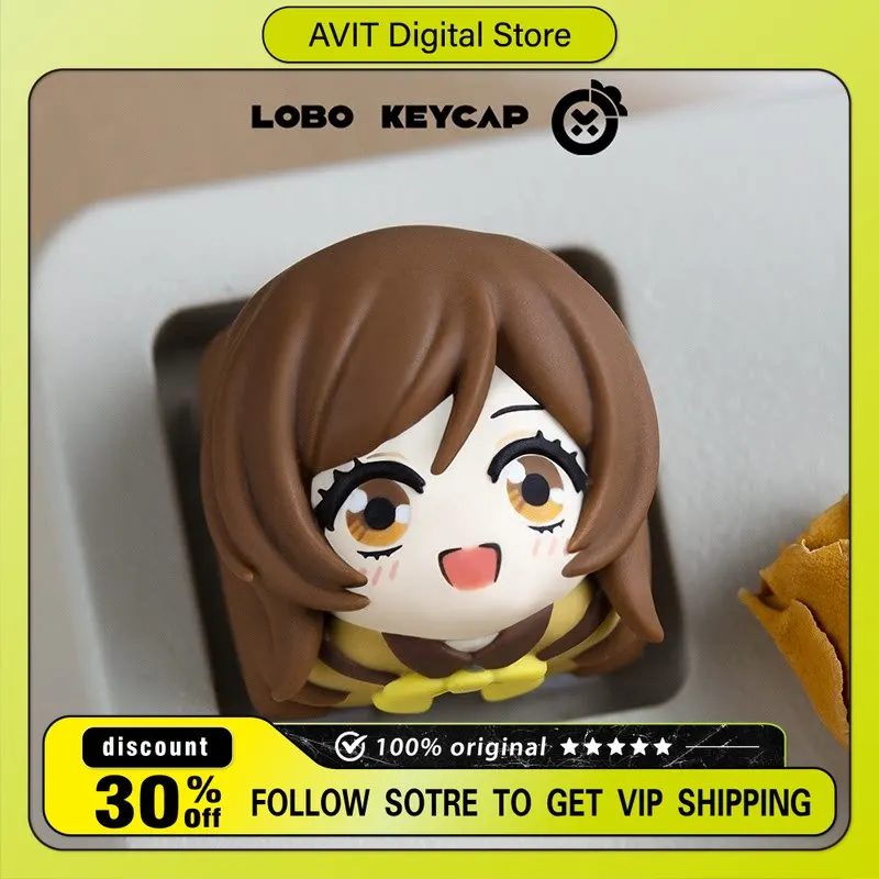 

Kamisama Kiss Cute Nanami Anime Keycaps PBT Custom Keycaps for Mechanical Keyboard Momozono Nanami ESC DIY for Pc Gaming Gifts