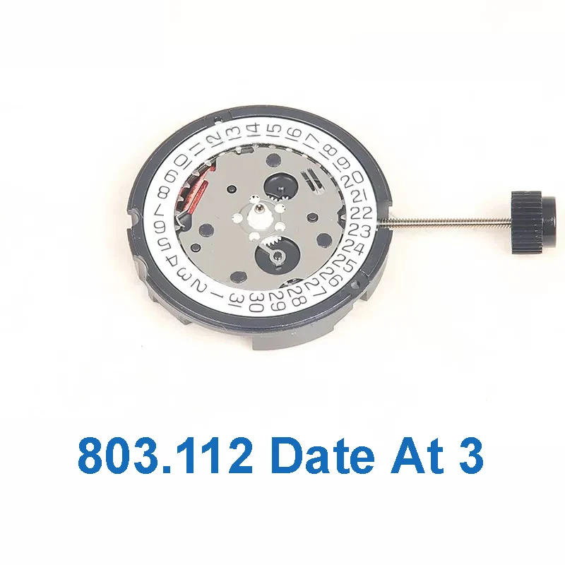 

New For ETA 803.112 Movement Quartz Movement 3Hands 3 O'Clock 6 O'Clock Calendar Watch Movement Accessories Watch Movement