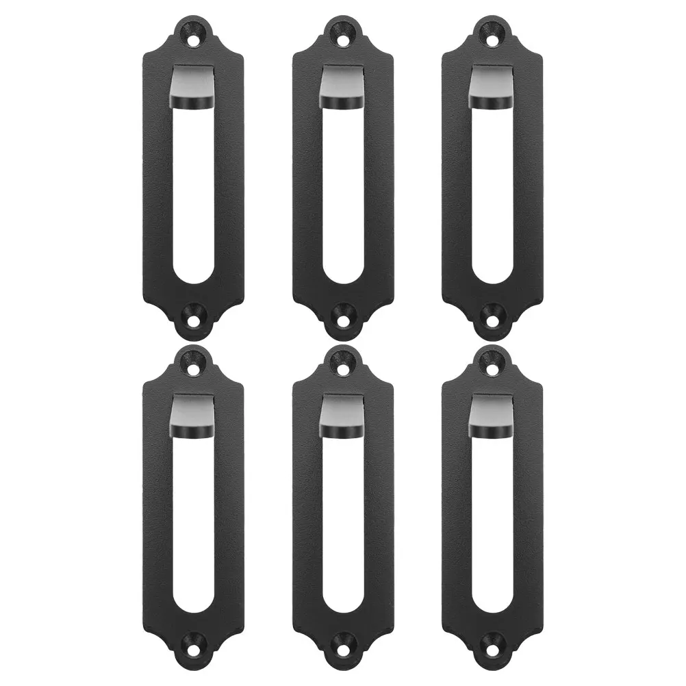 

6pcs Deer Skull Wall Hook Black Bear Antelope Mount Hanger Hunting Trophy Decor Durability Steel SpaceSaving Installation