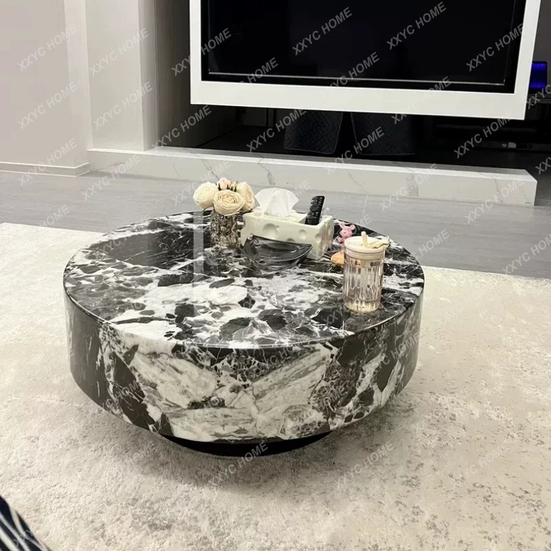 Minimalist Marble Coffee Tables Storage Design Space Saving Dining Premium Coffee Table Glamour Unique  Home Furniture