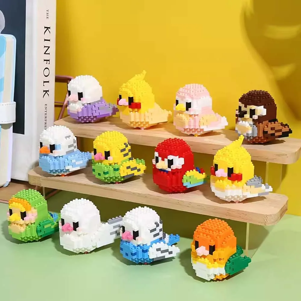 

Moe Bird series building block toys assembly, table ornaments, children's educational toys, suitable for boys and girls Christma
