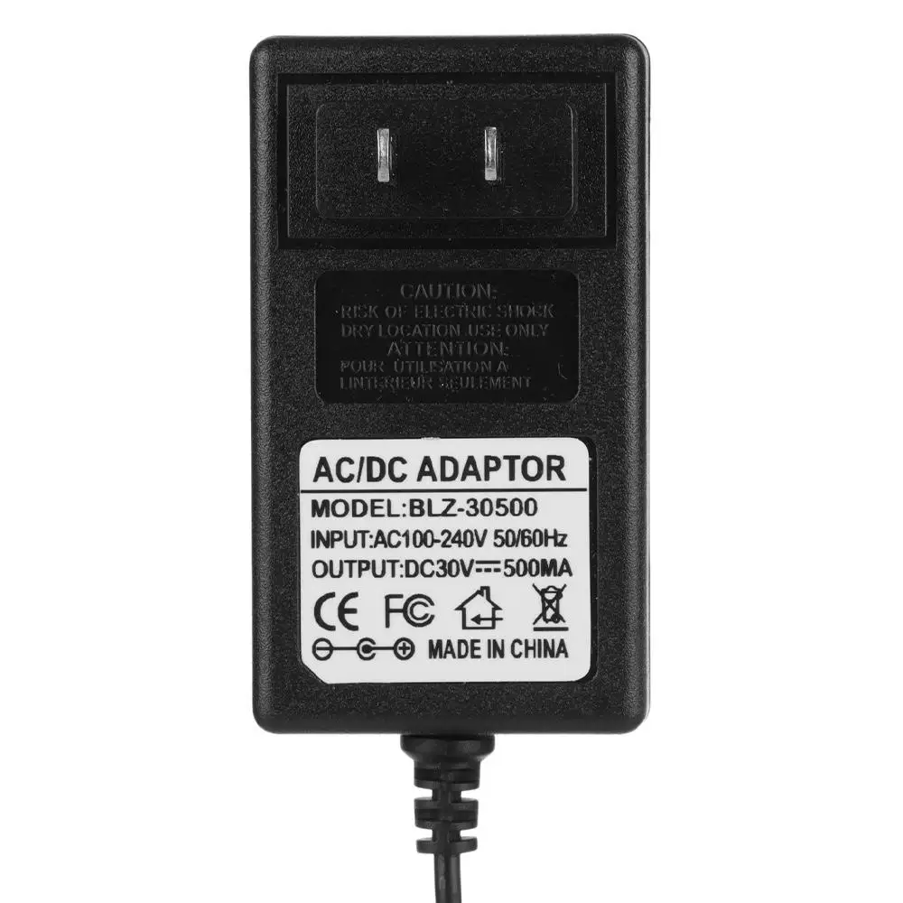 Base de carga de repuesto Universal 30V 500MA adaptador de Cable de cargador de aspiradora adaptador de corriente para atleta Bosch
