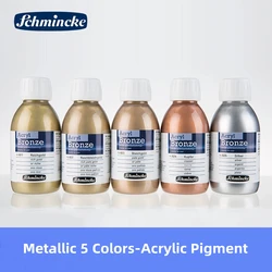 Germany Schmincke Artist Acrylic Metallic Powder Starburst Colors Gold and Silver Five Classic Colors DIY Wall Pigment Paint