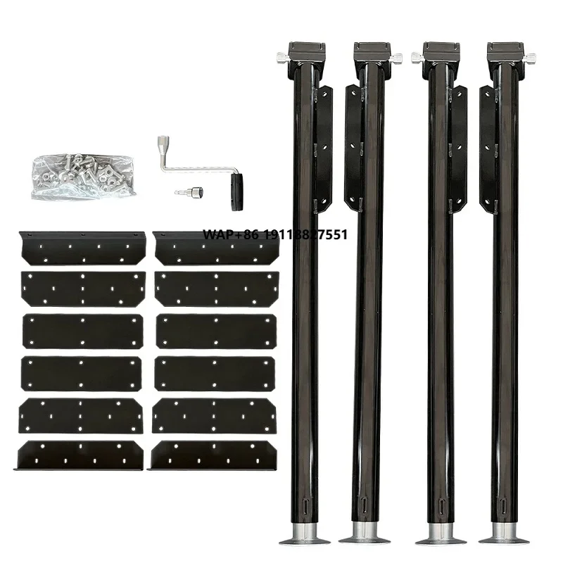 

Electric Steel Stabilizer Jack with Drop Leg for RV Caravan Camper Truck Trailer