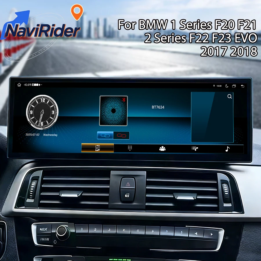 

14,9-дюймовый мультимедийный проигрыватель для BMW 1 серии F20 F21, 2 серии F22 F23 EVO 2017-2018, Android-стереосистема с CarPlay, Wi-Fi, автомобильная магнитола