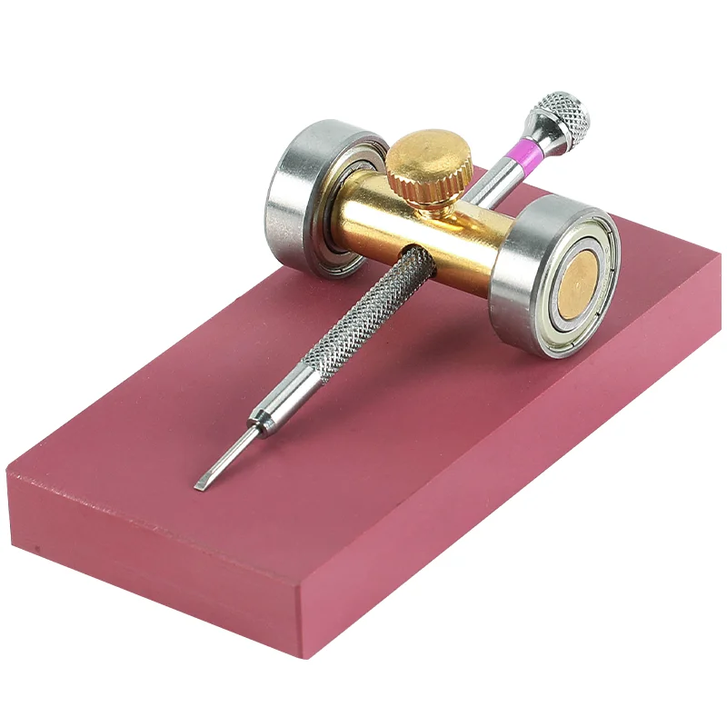 Watch Repair Tool Screwdriver Grinding Set Double Bearing Design Efficient Grinding Screw Grinding Fixture