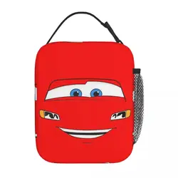 Happy Rains-Sac à lunch isotherme Mcqueen Cars, sac isotherme, fourre-tout réutilisable de grande capacité, boîte à lunch pour hommes et femmes, école, extérieur