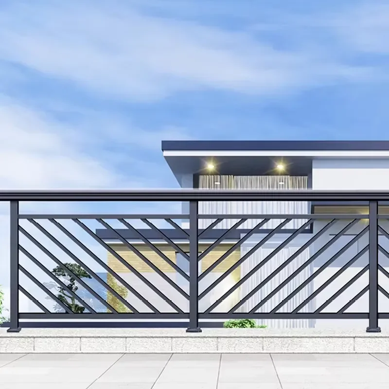 Custom Aluminum Garden House Boundary Wall Fence with 3D Modelling Service