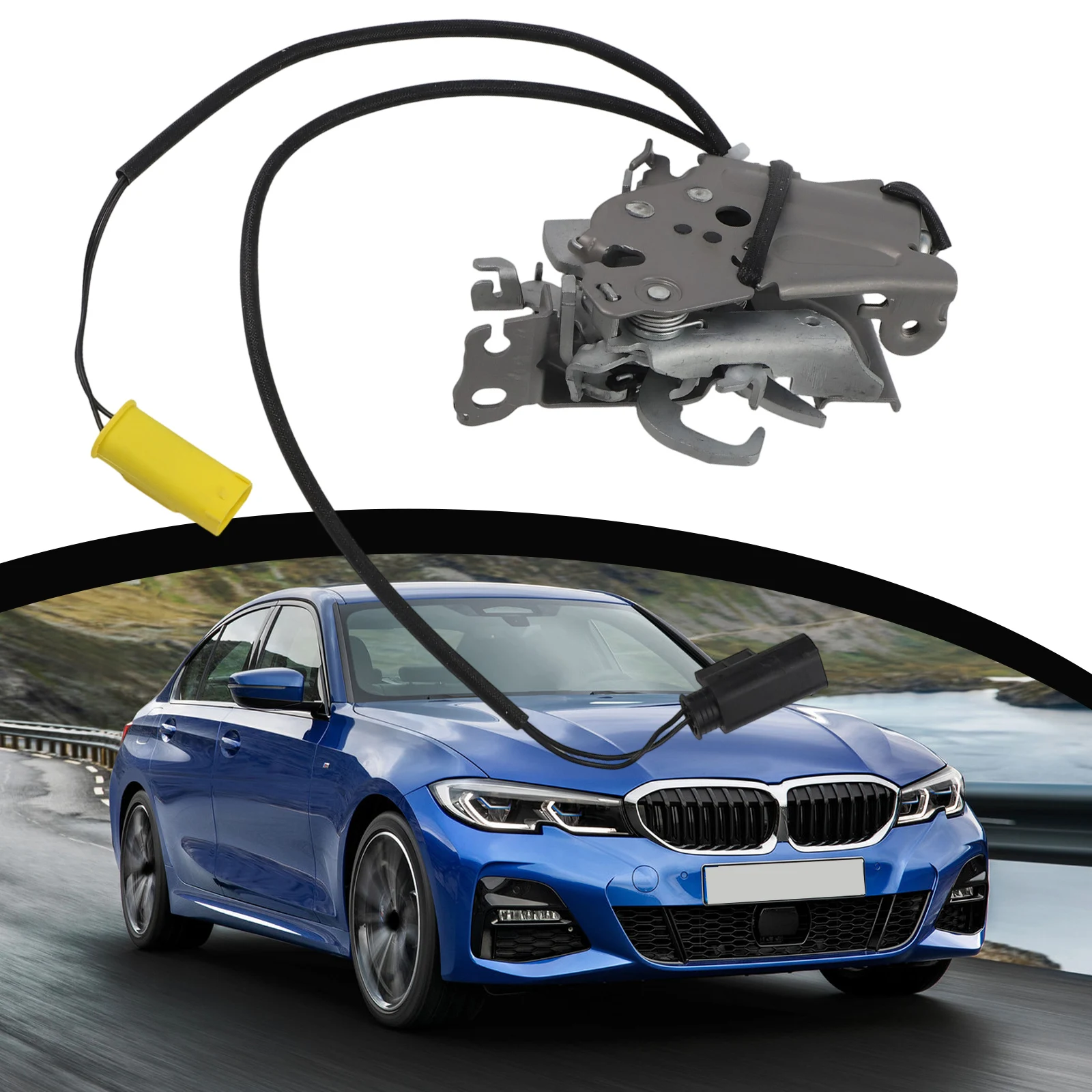 

Front Left Bonnet Lock for BMW 1 Series For F40 and 3 Series For G20 G22 Part No 51237468349 Metal Material for Replacement