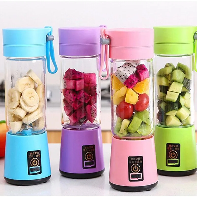 Mini Juicer Portable Blender Fruit Milkshake Handheld Electric Juicer USB Rechargeable Multifunction Blender Kitchen supplies