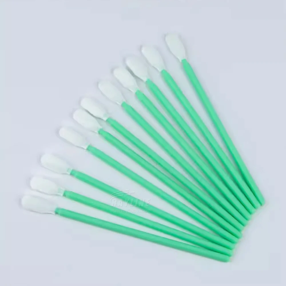 100pcs/pack Non-woven cotton swabs Dust-free anti-static cleaning cotton swabs for lens protection window