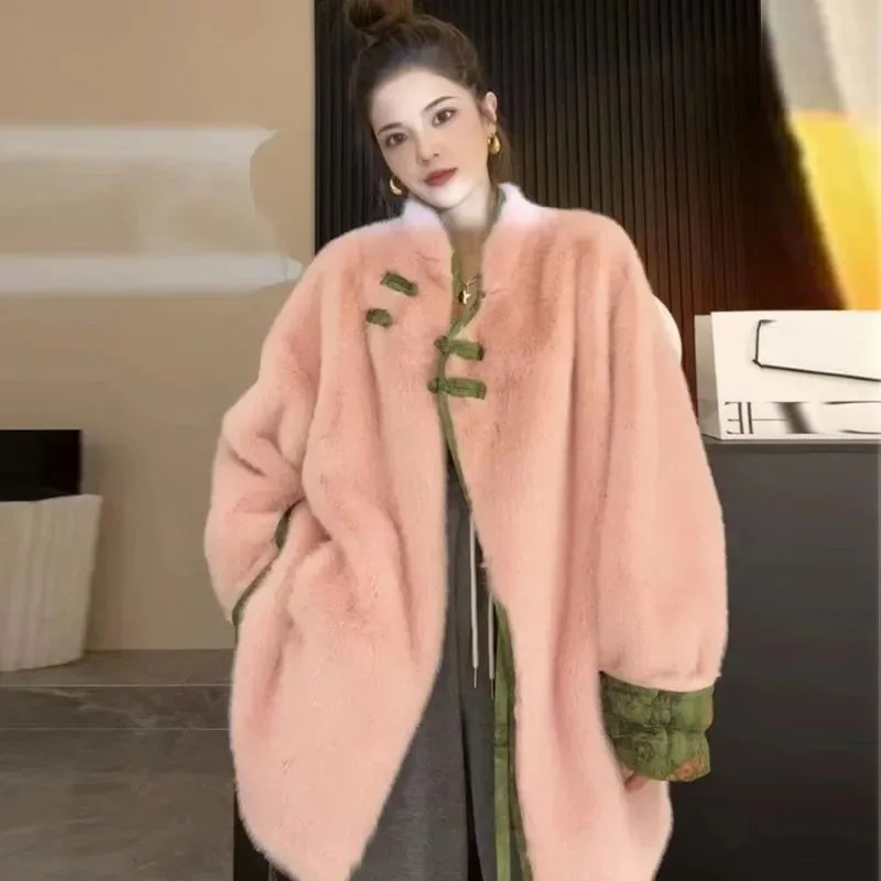 

Верхняя одежда, новое пальто в этническом стиле, осень-зима, элитная модная легкая роскошная куртка с принтом, модная универсальная куртка на хлопковой подкладке