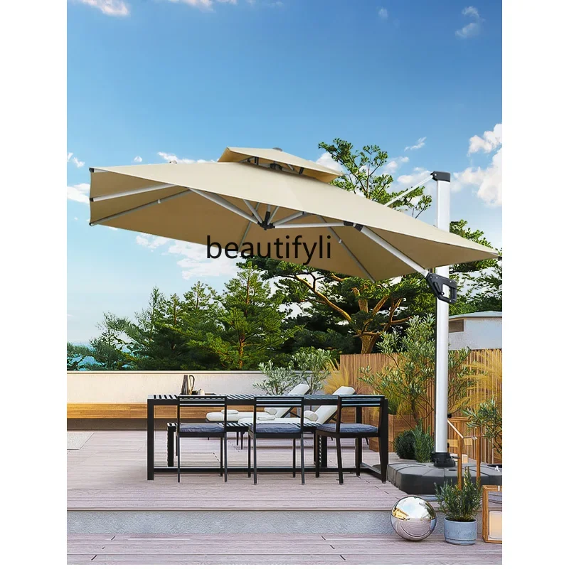 Tengchao parasol ogrodowy parasol parasol na Patio stoisko z dużą parasol słoneczny w ogrodzie willi dostosowywanie rzymski parasol