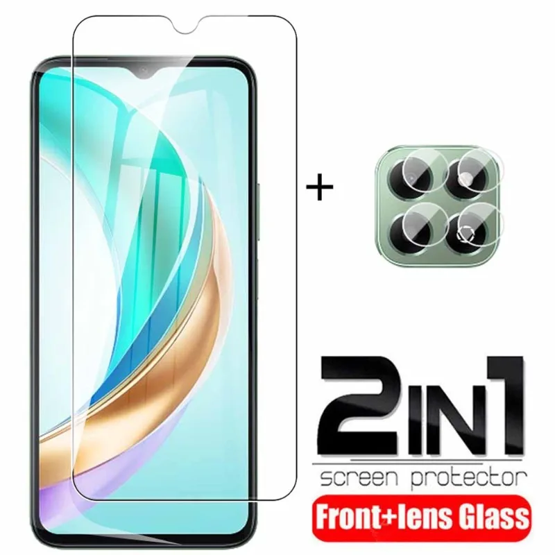 

2in1 Tempered Glass Case For Honor X6b Screen Protectors For Honar X6B X 6b 6 b HonorX6B 4G 6.56inch Camera Lens Protective Film