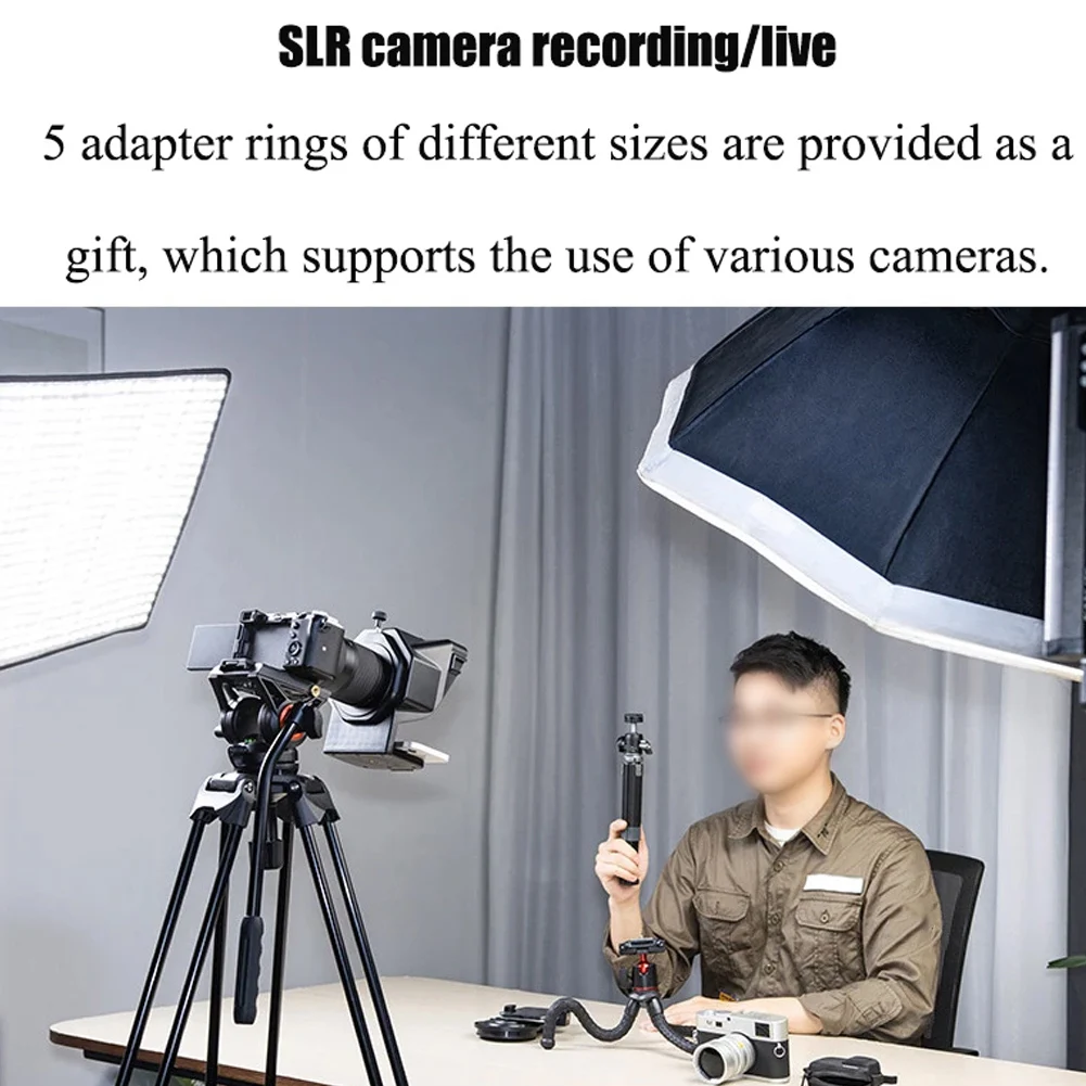 Teleprompter With Remote Control Photography Accessories For Smartphone Camera Professional Photography Accessories