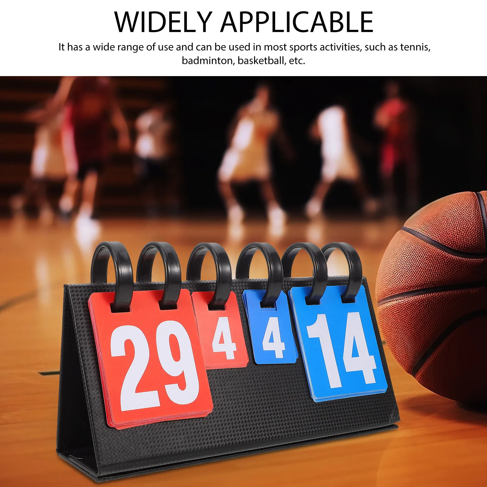 Basketball Scoreboard Digital Sports Flipper PVC Desk Card Gymnastics Electric Martial Weightlifting Powerlifting Box