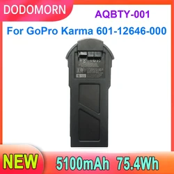 New AQBTY-001 14.8V Battery For GoPro Karma 601-12646-000 82317760361 4ICP6/65/139 75.4Wh 5100mAh High Quality