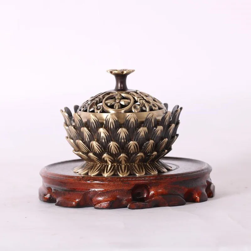 All Brass Lotus Burner Sticks Coil Incense Worship Manufacturer Wholesale