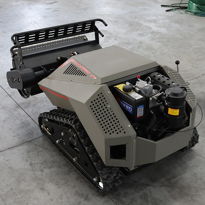 Hot New Products crawler 800mm multifunctional flail zero turn remote control lawn mowers for Clearing land